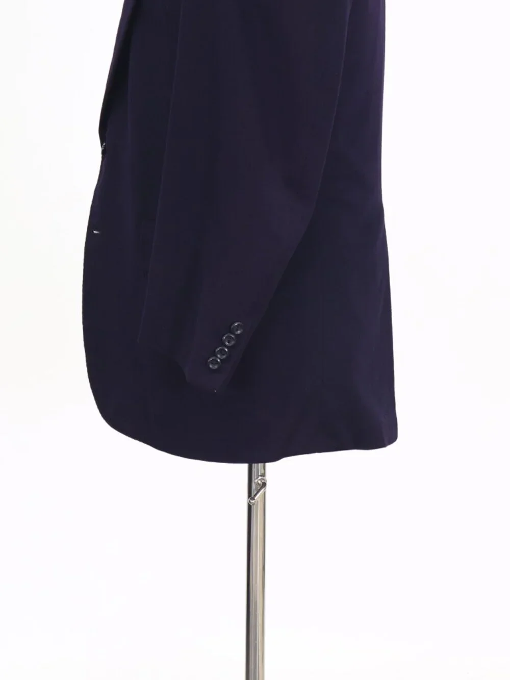 Oxxford Clothes 42R Navy Blazer Sport Coat Jacket 2-Button Solid W858